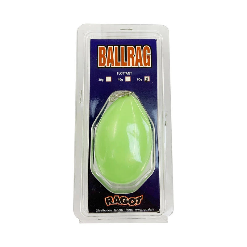 Ballrag Phosphorescent 60gr Pêche En Mer 3 Ballrag Phosphorescent 60gr Pêche En Mer