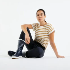 Tribord Bottes Caoutchouc Adulte SAILING 500 Navy -Pêche Matériel Magasin bottes caoutchouc adulte sailing 500 navy 2