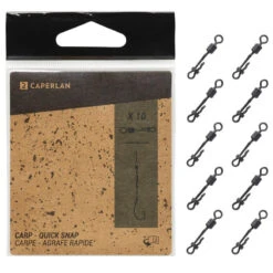 Émerillon Quick Swivel Snap X10 Pêche De La Carpe -Pêche Matériel Magasin emerillon quick swivel snap x10 peche de la carpe 3