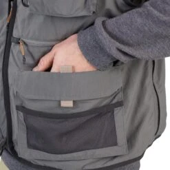 GILET De Pêche 500 Gris -Pêche Matériel Magasin gilet de peche 500 gris 4