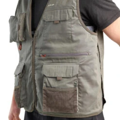 Gilet De Pêche - FV 100 Kaki -Pêche Matériel Magasin gilet de peche fv 100 kaki 6