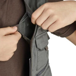 Gilet De Pêche Junior - FV 100 S Kaki -Pêche Matériel Magasin gilet de peche junior fv 100 s kaki 4