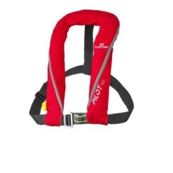 PLASTIMO GILET DE SAUVETAGE GONFLABLE ROUGE - PILOT 165 N - AUTOMATIQUE AVEC HARNAIS -Pêche Matériel Magasin gilet de sauvetage gonflable rouge pilot 165 n automatique avec harnais 2