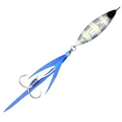 Jig Métallique Volkien Soul Micro Candy Tail 40g (Zebra Glow Silver)