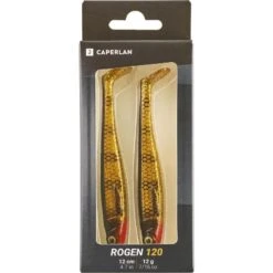 LEURRE SOUPLE BROCHET SHAD ROGEN 120 GOLD X2 -Pêche Matériel Magasin leurre souple brochet shad rogen 120 gold x2 3