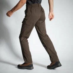 PANTALON CARGO RESISTANT STEPPE 300 MARRON -Pêche Matériel Magasin pantalon cargo resistant steppe 300 marron 2