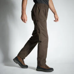 PANTALON CARGO RESISTANT STEPPE 300 MARRON -Pêche Matériel Magasin pantalon cargo resistant steppe 300 marron 3