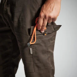 PANTALON CARGO RESISTANT STEPPE 300 MARRON -Pêche Matériel Magasin pantalon cargo resistant steppe 300 marron 4