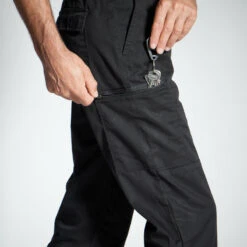 PANTALON CARGO RESISTANT STEPPE 300 NOIR -Pêche Matériel Magasin pantalon cargo resistant steppe 300 noir 5