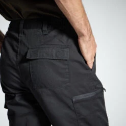 PANTALON CARGO RESISTANT STEPPE 300 NOIR -Pêche Matériel Magasin pantalon cargo resistant steppe 300 noir 6