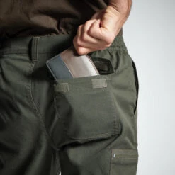 PANTALON CARGO RESISTANT STEPPE 300 VERT -Pêche Matériel Magasin pantalon cargo resistant steppe 300 vert 6