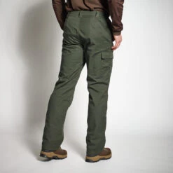 PANTALON CHASSE CHAUD VERT 100 -Pêche Matériel Magasin pantalon chasse chaud vert 100 2