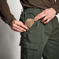 PANTALON CHASSE CHAUD VERT 100 -Pêche Matériel Magasin pantalon chasse chaud vert 100 7
