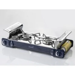 Réchaud à Gaz 2 Feux - Skandika Brann - Camping - Allumage Piezo - Mallette -Pêche Matériel Magasin rechaud a gaz 2 feux skandika brann camping allumage piezo mallette 2