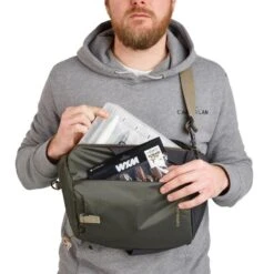 Sac à Bandoulière De Pêche 9L - Sling Bag 100 Kaki -Pêche Matériel Magasin sac a bandouliere de peche 9l sling bag 100 kaki 6