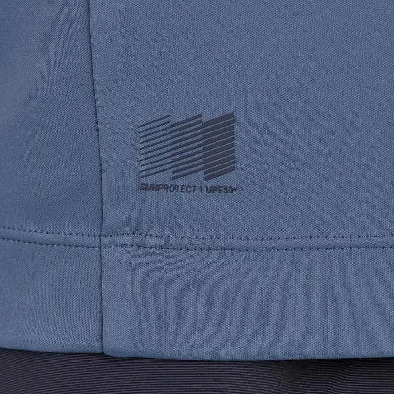 Tee-shirt De Pêche Anti-UV 500 Bleu 5 Tee-shirt De Pêche Anti-UV 500 Bleu – Image 3