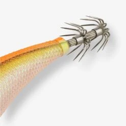 Turlutte Coulante Shallow EBIKA 2.5/105 Orange Fluo Pêche Seiches/calamars -Pêche Matériel Magasin turlutte coulante shallow ebika 25105 orange fluo peche seichescalamars 3